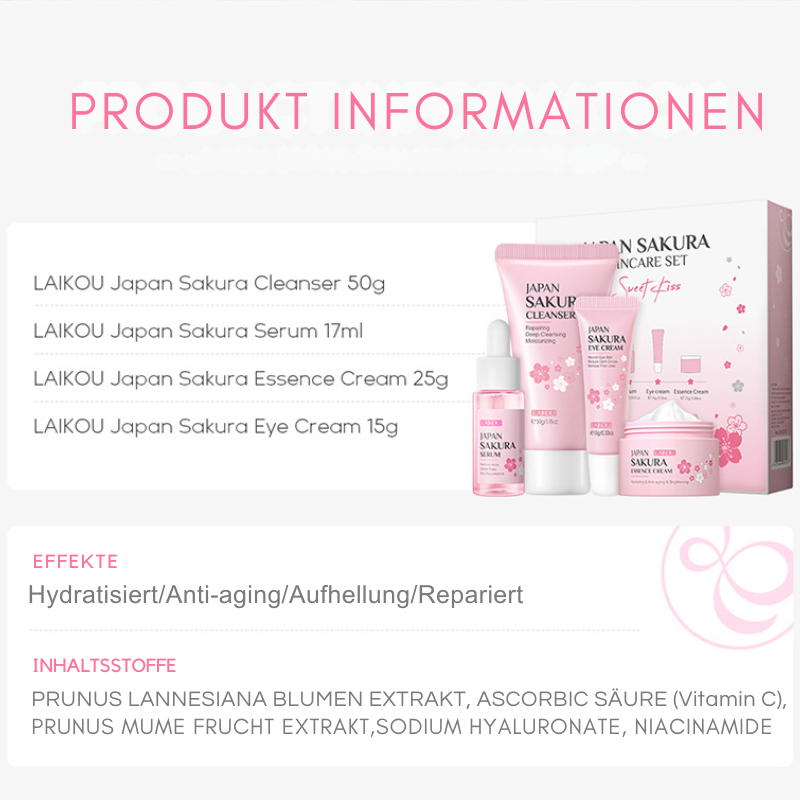 Sakura Skin Care Set